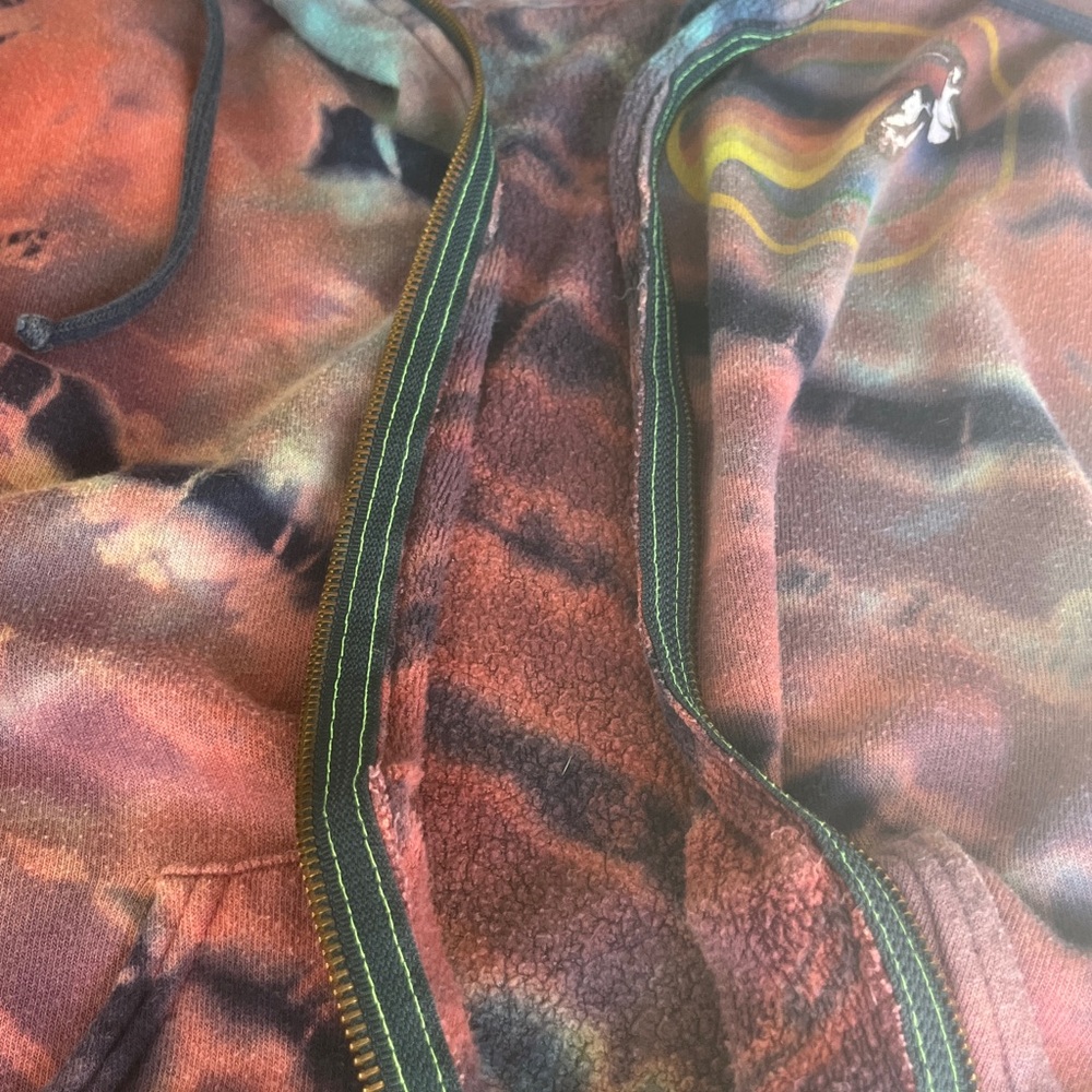 Aviator Nation Rare Deadstock Tie Dye Zip Up Hoodie -HTF - Picture 15 of 17